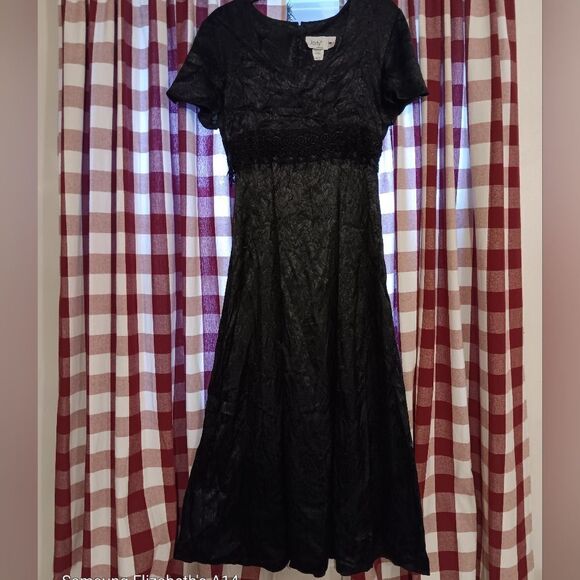 Jody California Vintage Black Dress Size 11 Great Pre-Owned Condition - Picture 1 of 8